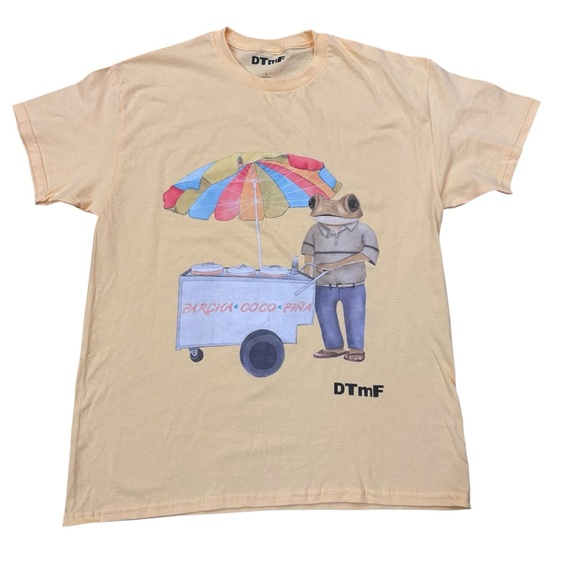 Bad Bunny DTmF parcha coco pina t-shirt mens Large. NWOT - Picture 1 of 6